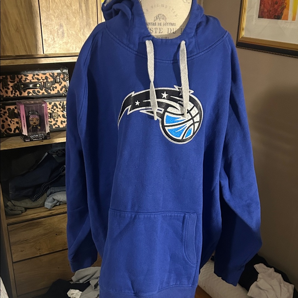 Antigua Royal Blue Orlando Magic Hoodie - 4XL